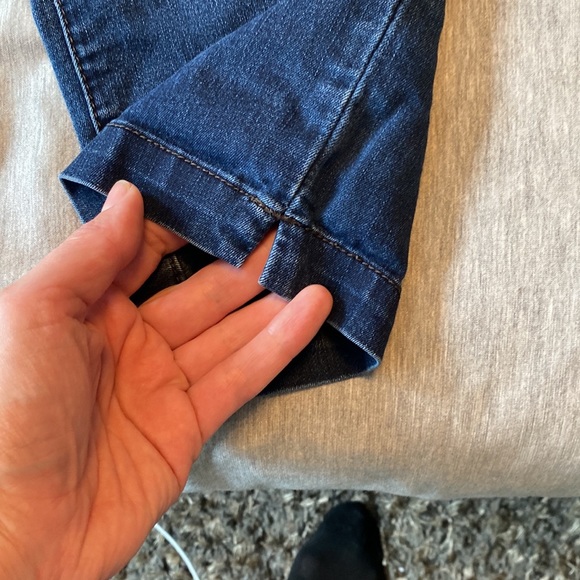 Anthropologie Level 99 Lily Crop skinny straight jeans size 30 - Picture 5 of 6